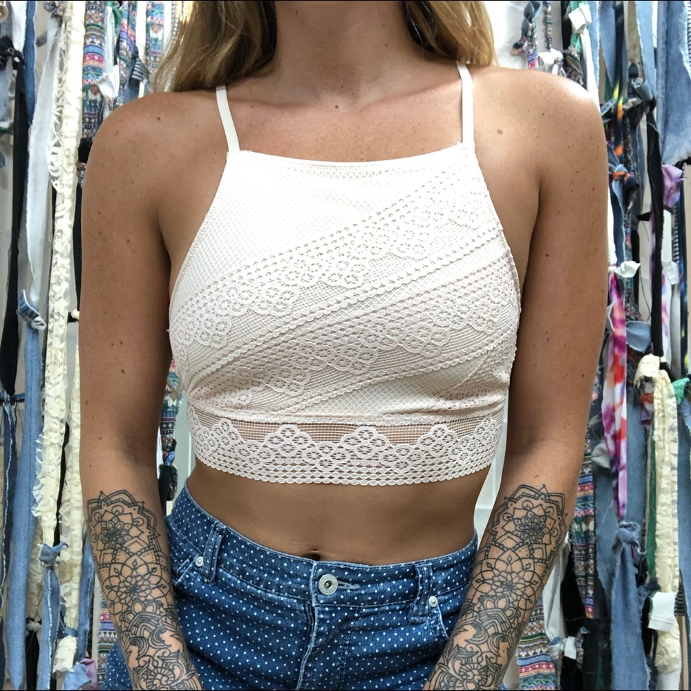 AERIE baby pink bralette